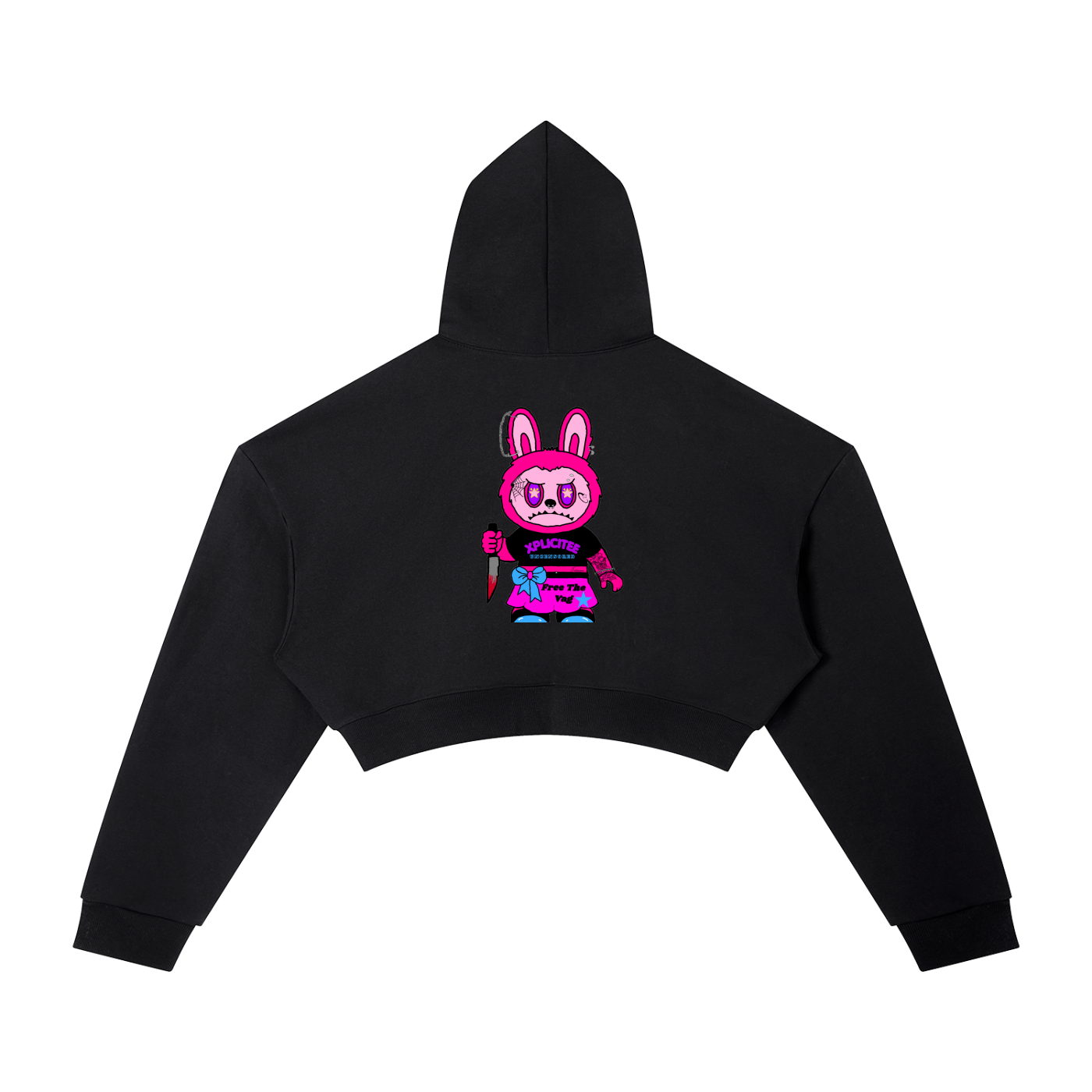Laxuxu XpliciTee Cropped Hood